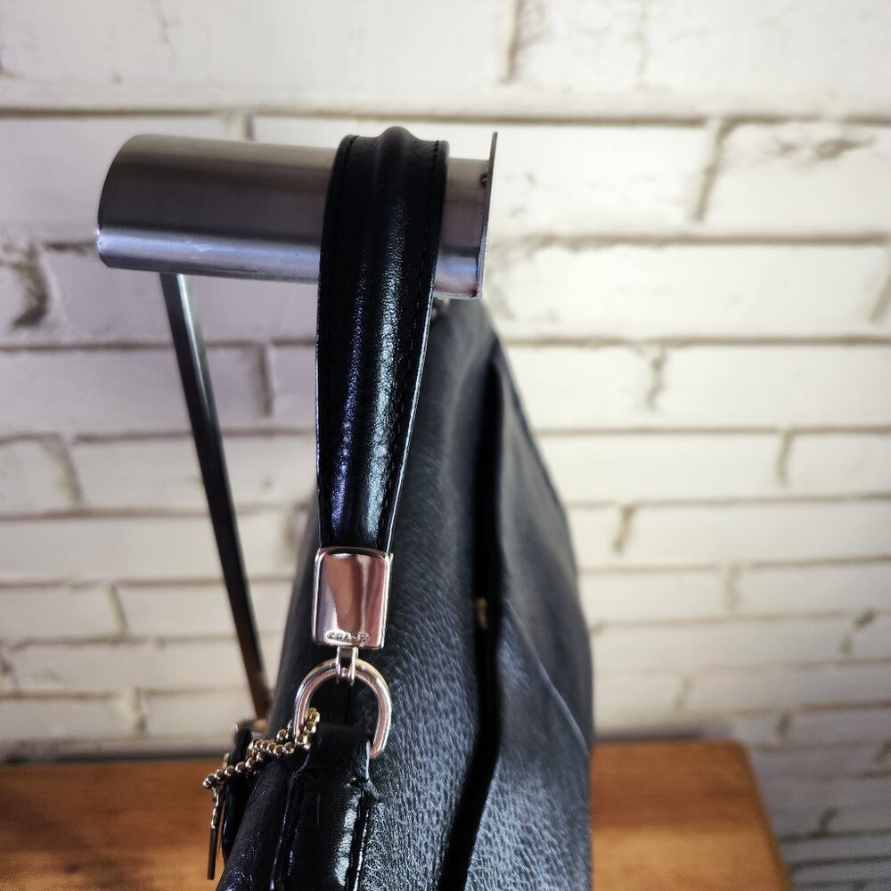 Euc Coach Sadie Madison Black Leather Shoulder Bag Purse - Picture 4 of 13